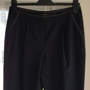 Lafayette 148 High Waisted Black Ankle Pants